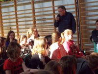 Spotkanie OPS z uczniami z Zespołu Szkolno - Przedszkolnego Nr 2 w Sarnowie
