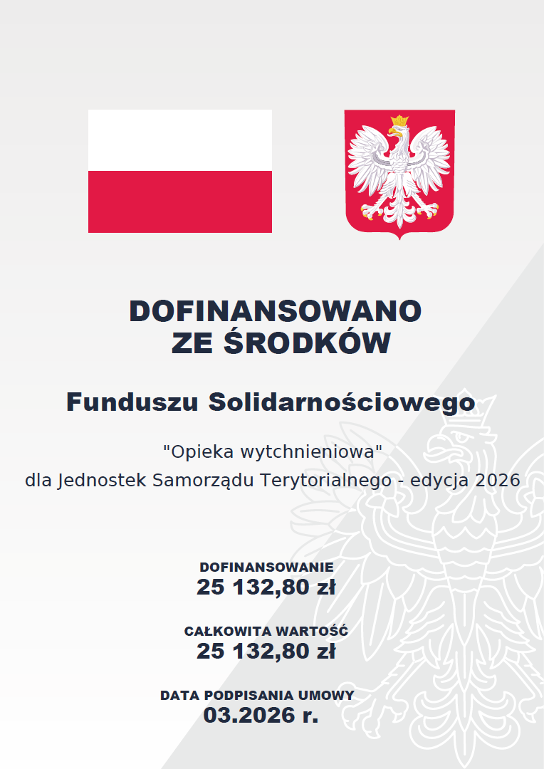 Plakat Funduszu Solidarnościowego